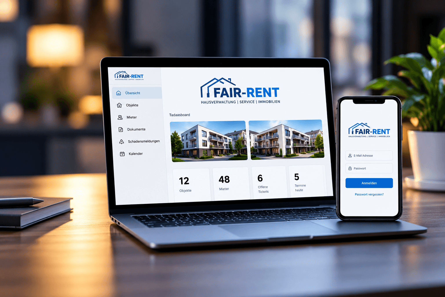 Fair-Rent digitale Verwaltung